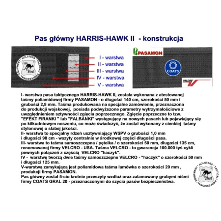 pas HARRIS HAWK II taktyczny